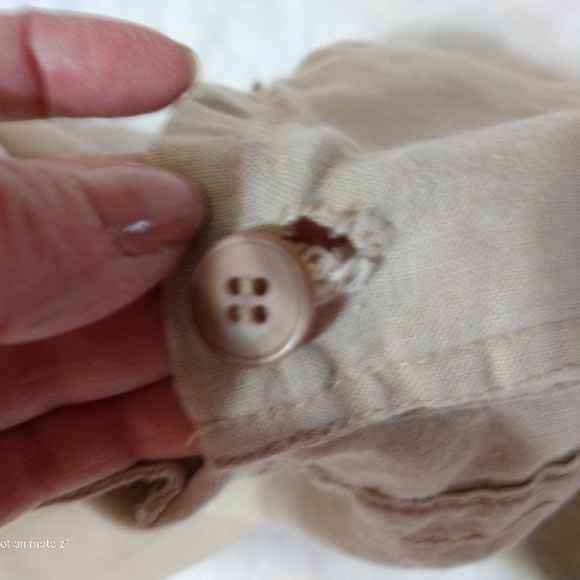 A.n.a Tan Linen Capris - Picture 7 of 7